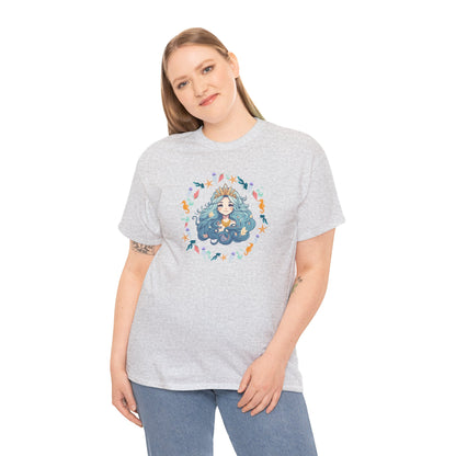 Mermaid Face Tee — Sea Life Graphic T-Shirt