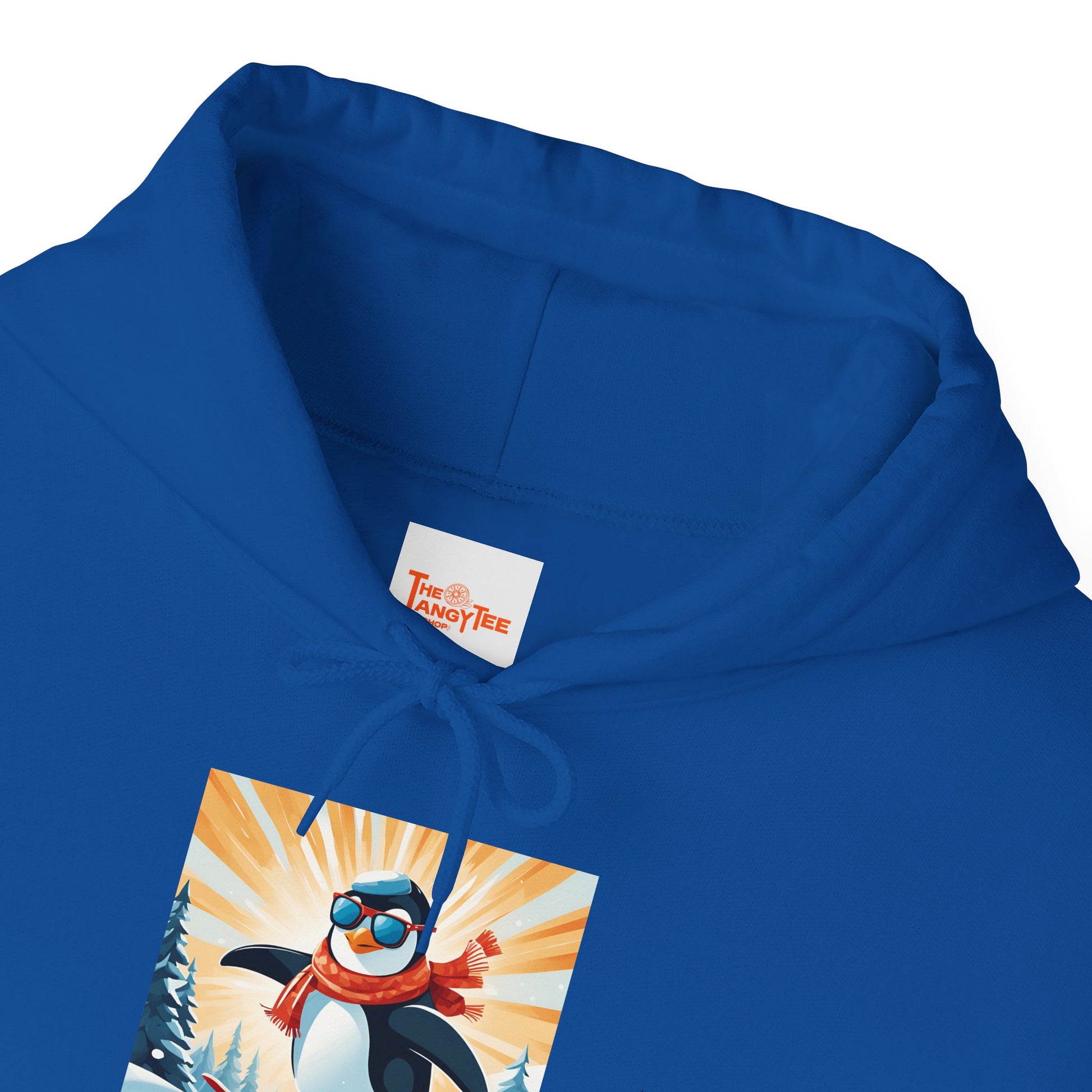 Hooded Sweatshirt Winter Wonderland Penguin