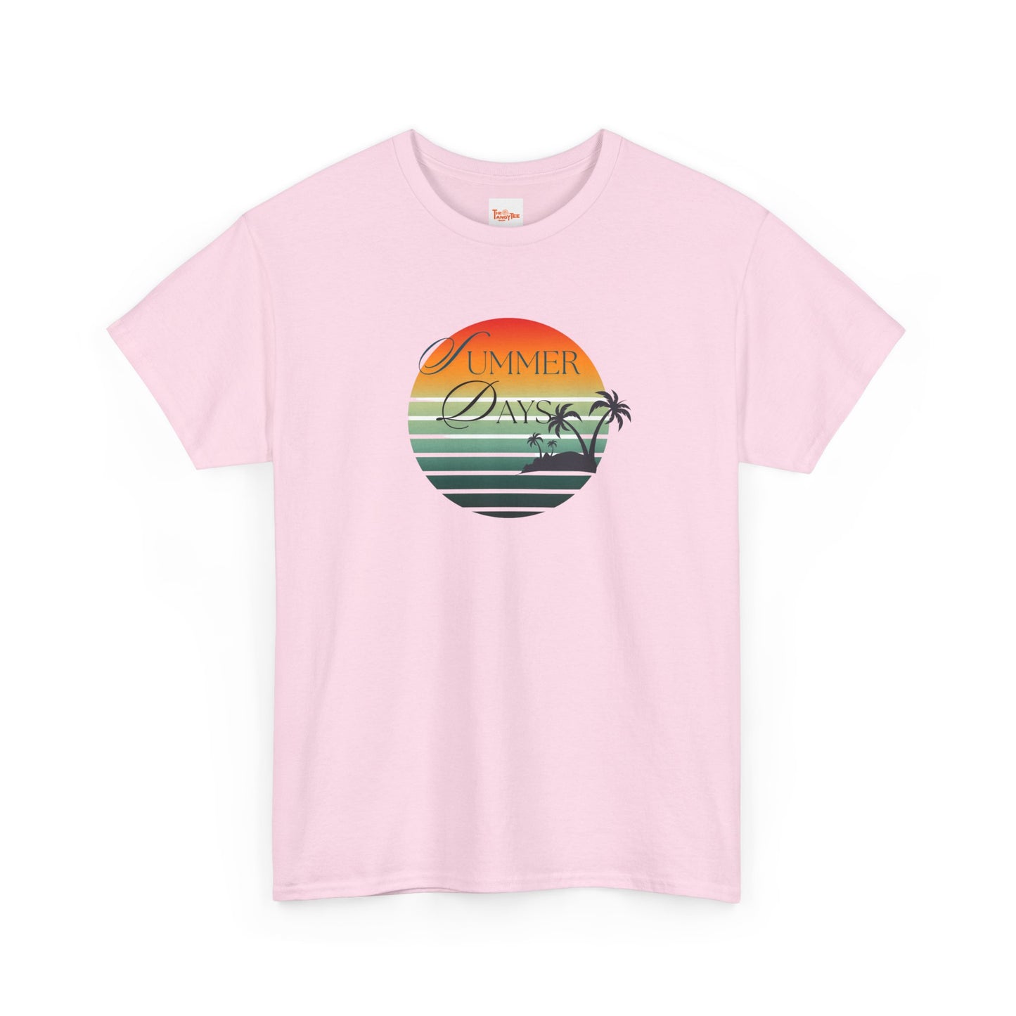 Palm Tree Tee - Summer Days Unisex Heavy Cotton Tee