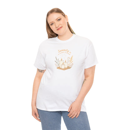 Serenity Candle Cotton Tee
