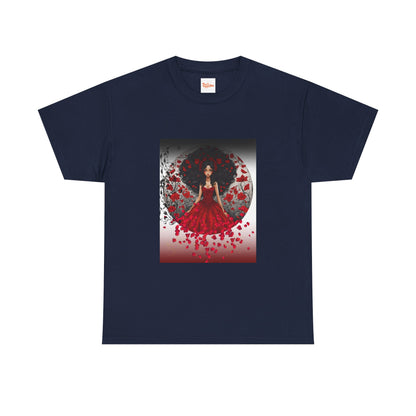 Raven-Haired Rose Unisex Tee