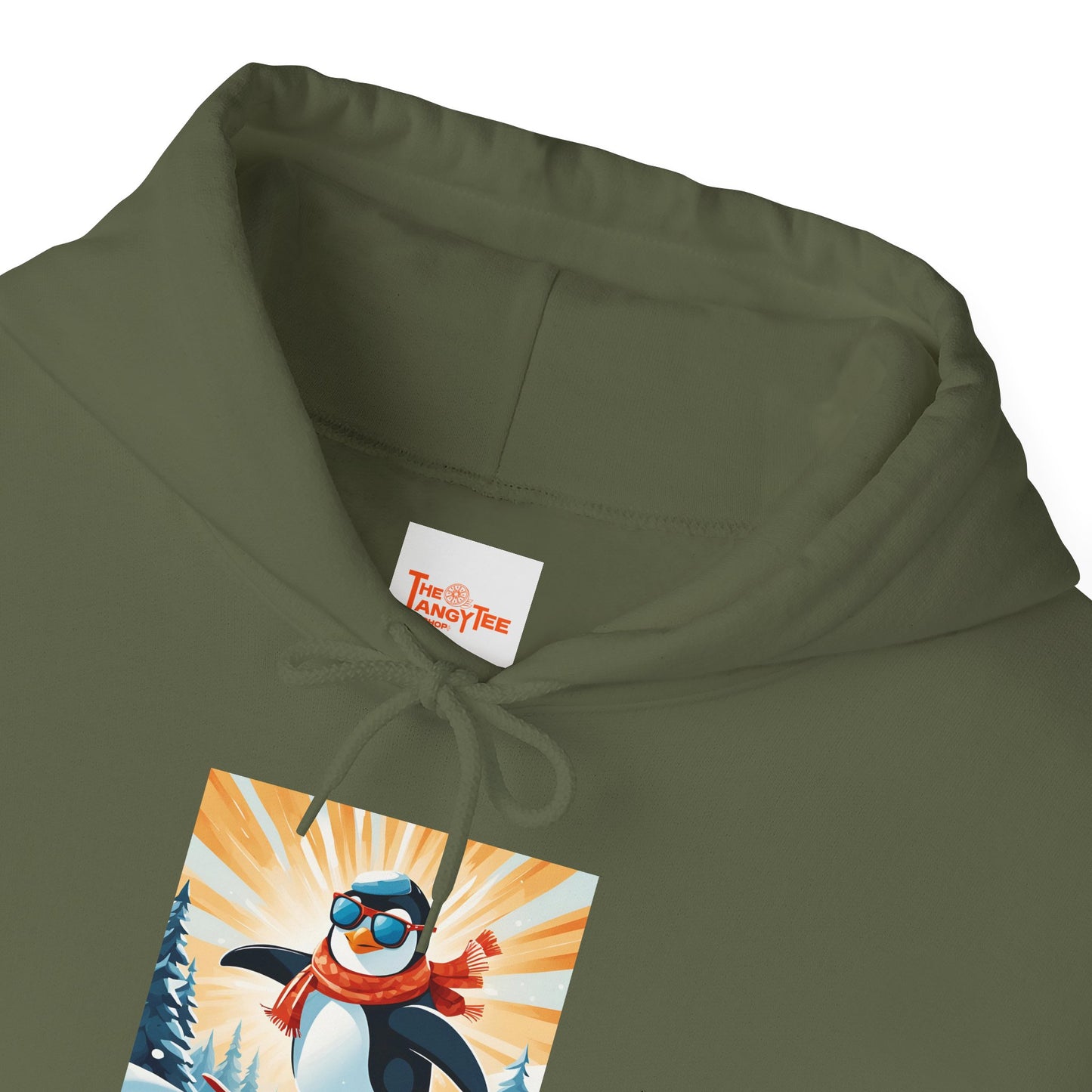 Hooded Sweatshirt Winter Wonderland Penguin