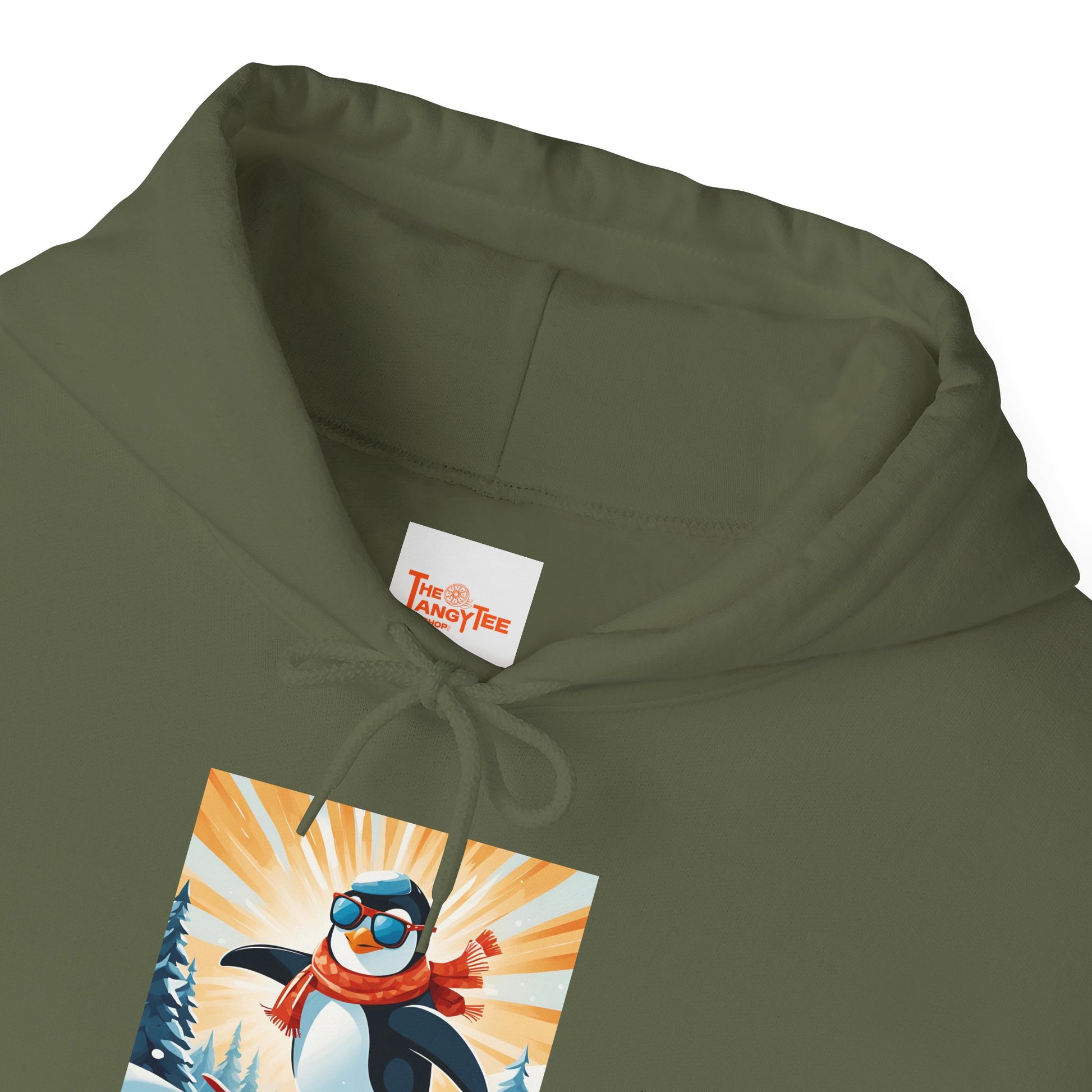 Hooded Sweatshirt Winter Wonderland Penguin