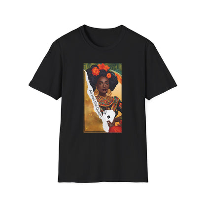 Spades Playing Cards Unisex T-Shirt - All Hail the Queen Design