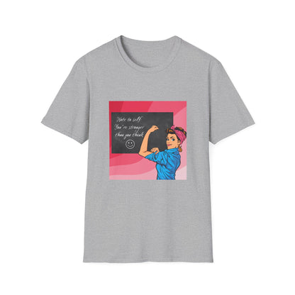 Strong Woman Graphic Unisex Softstyle T-Shirt