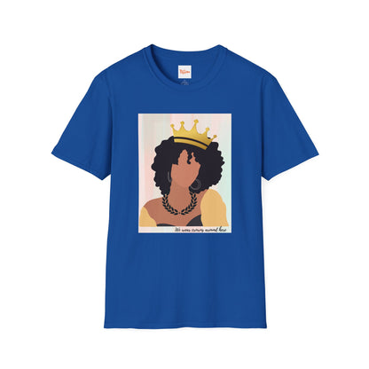 Crown Queen T-Shirt, Afro Art, Black Woman T-Shirt