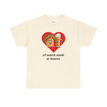 A Match Made in Heaven Taco & Beer T-Shirt