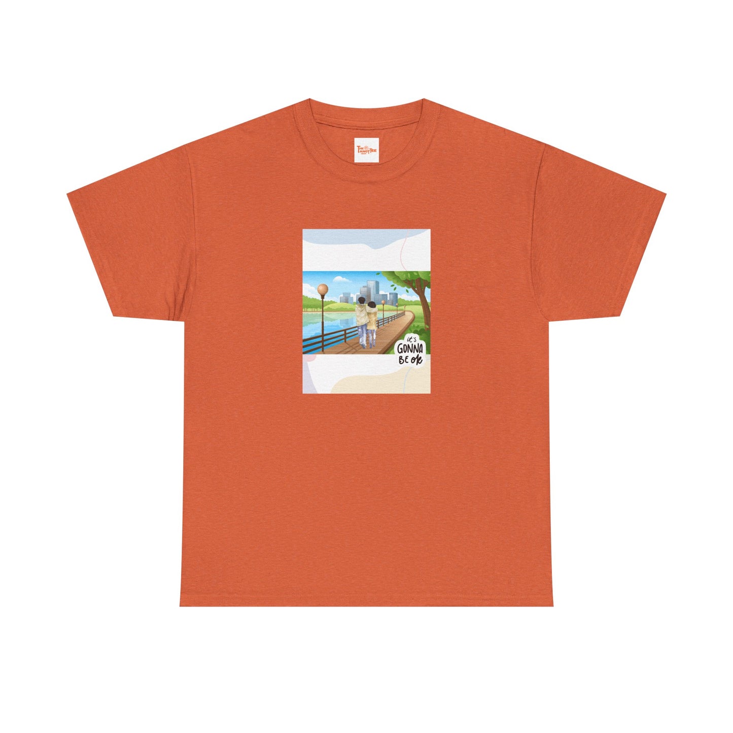 Graphic Tee It's Gonna Be OK Couple Walking Park