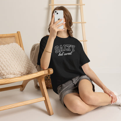 Salty But Sweet Tee — Funny Beach Vibe Cotton T‑Shirt