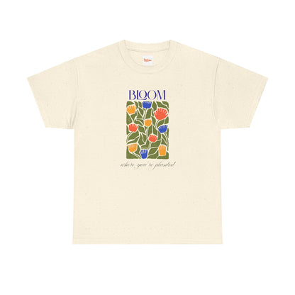 Floral Tee - Bloom Where You're Planted