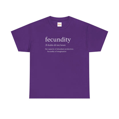 Fecundity Definition T-Shirt — Botanical Growth Graphic Tee