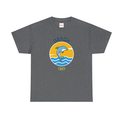 Beach Vibes Dolphin T-Shirt — Sunny Ocean Graphic Tee