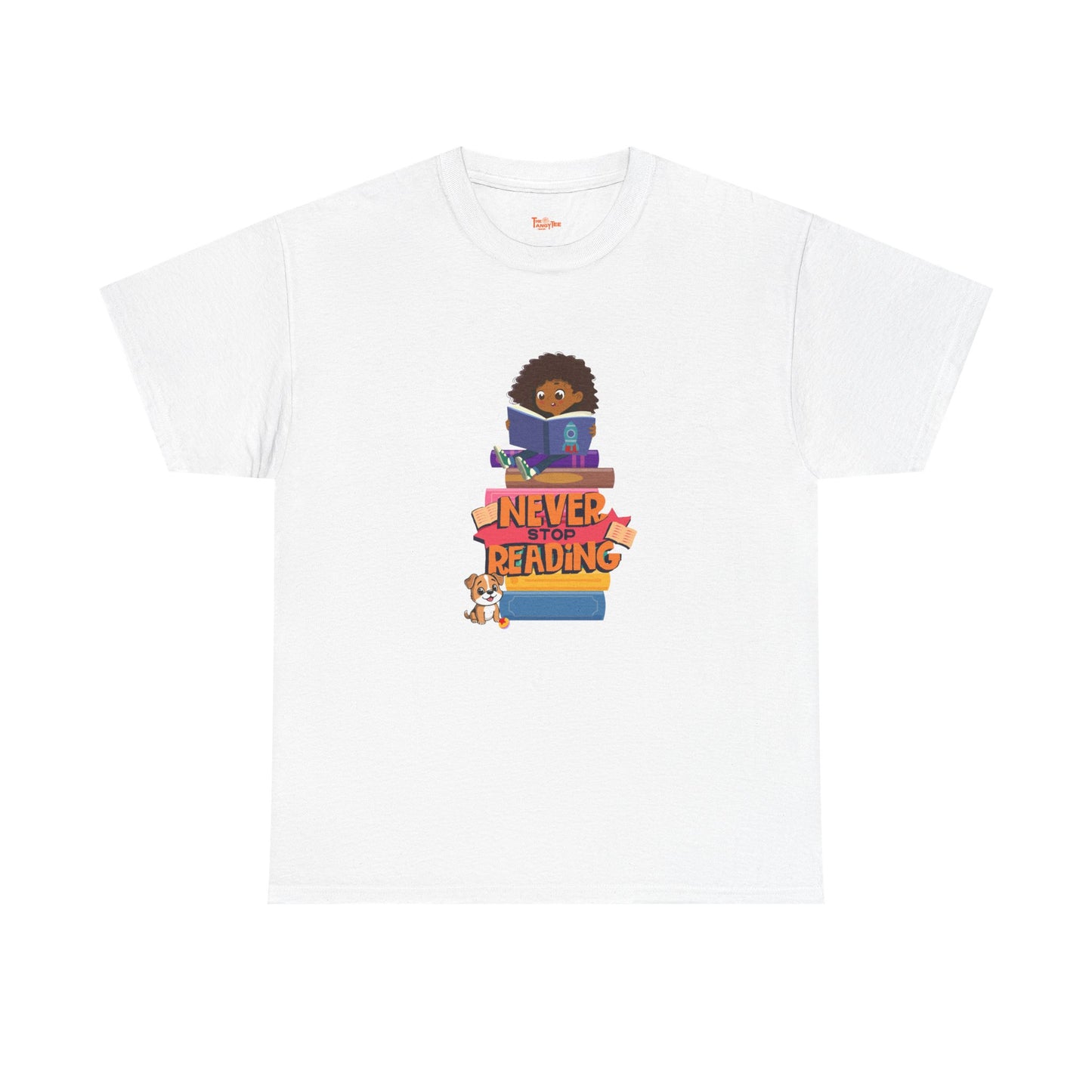 Reading Enthusiast Tee - Never Stop Reading