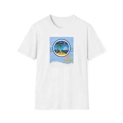 Say Hello to Summer Beach T-Shirt — Palm Tree & Beach Chair Graphic