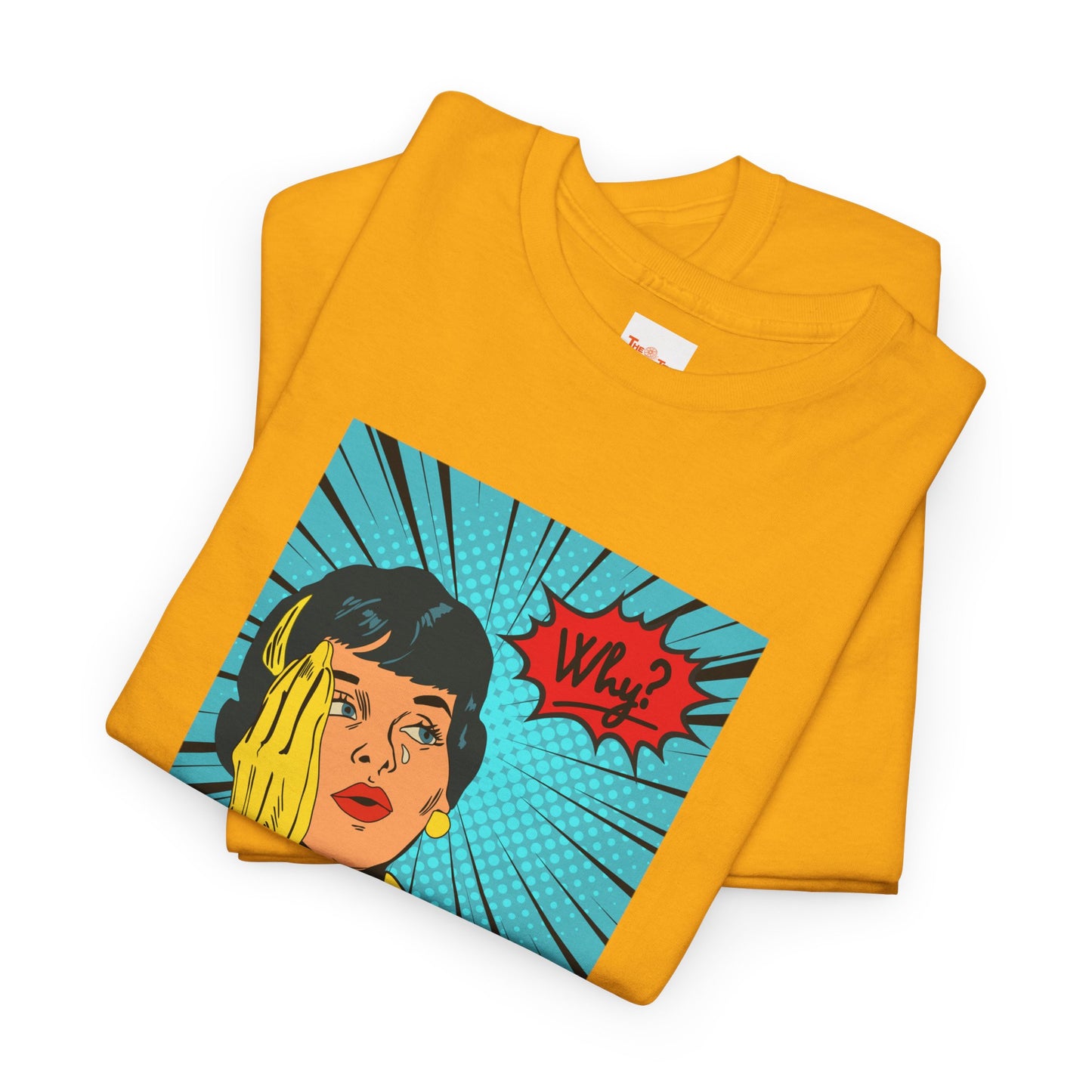 Comic Book Damsel Unisex Tee - Asking Why