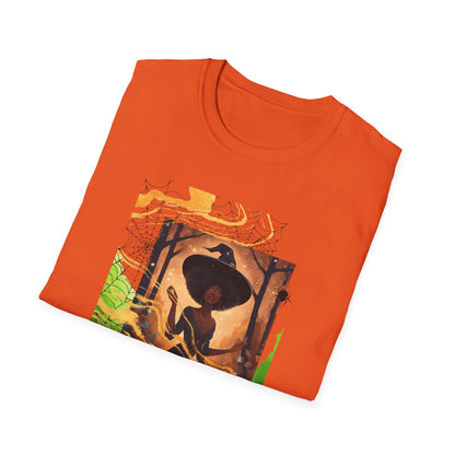 Black Spider Witch Unisex T-Shirt