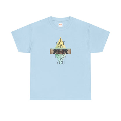 Eyes Graphic Tee, Black Woman Art