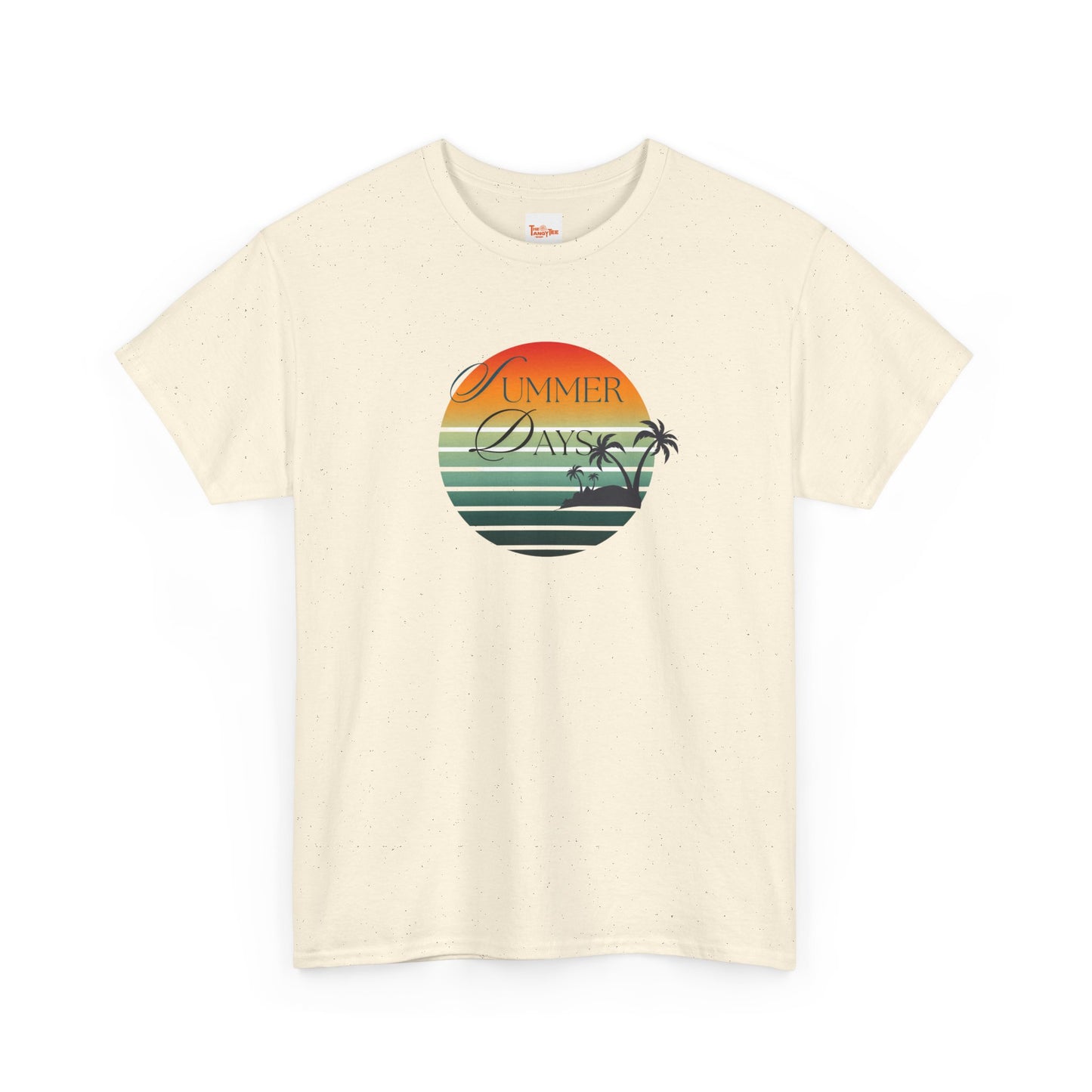 Palm Tree Tee - Summer Days Unisex Heavy Cotton Tee