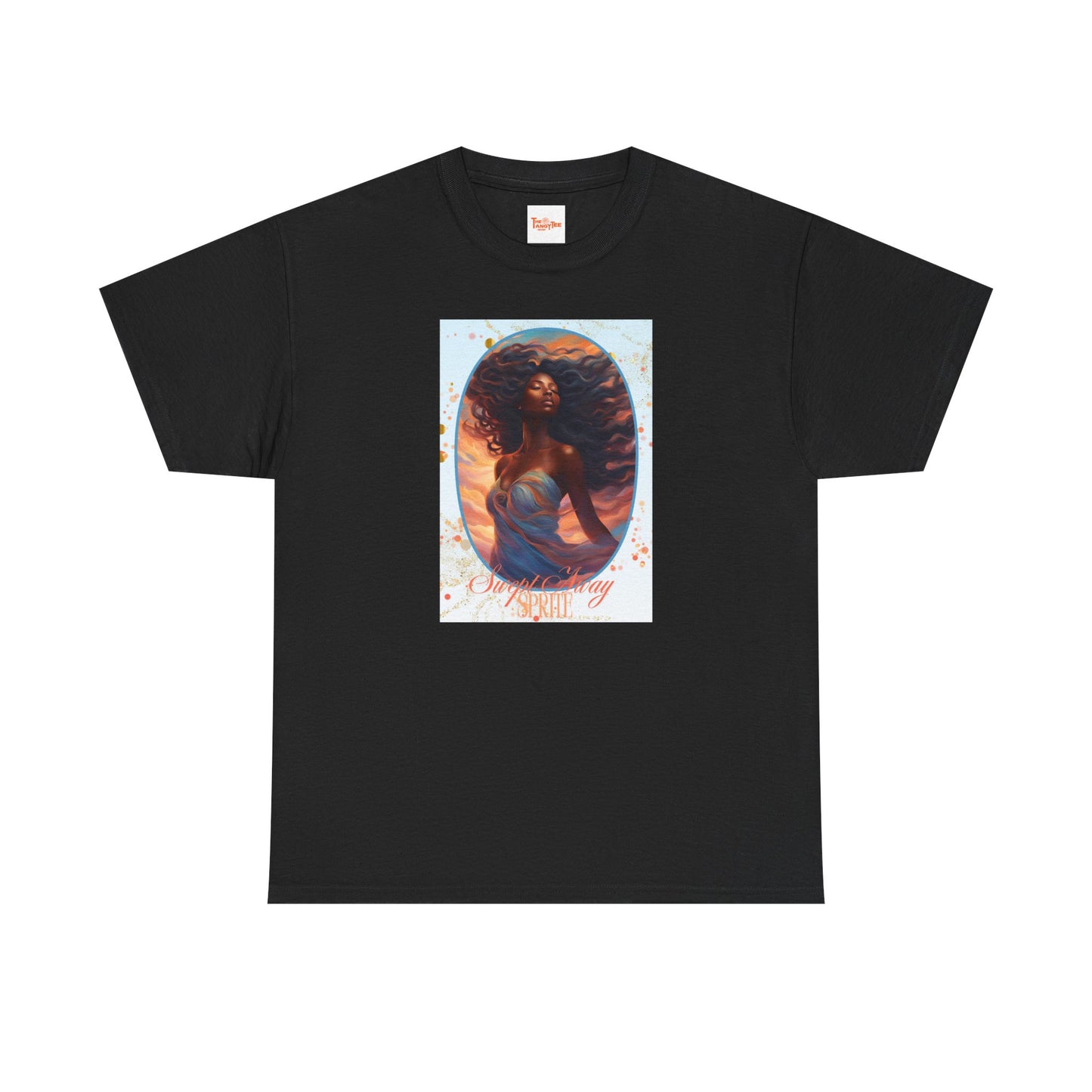 Swept Away Sprite Black Woman Air Graphic Tee