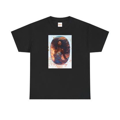 Swept Away Sprite Black Woman Air Graphic Tee