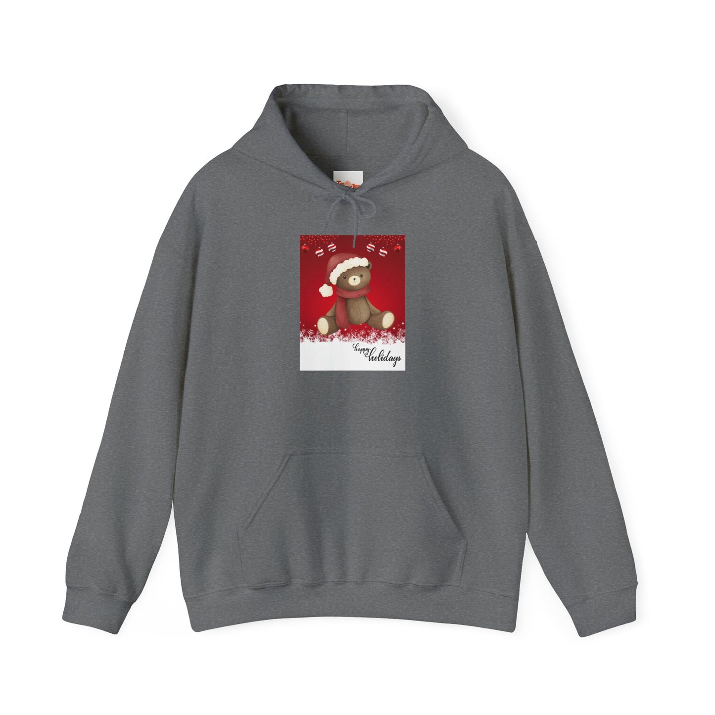 Holiday Teddy Bear Hoodie Sweatshirt