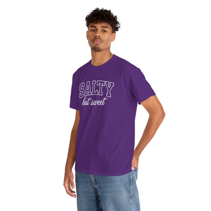 Salty But Sweet Tee — Funny Beach Vibe Cotton T‑Shirt