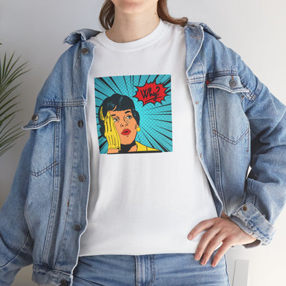 Comic Book Damsel Unisex Tee - Asking Why