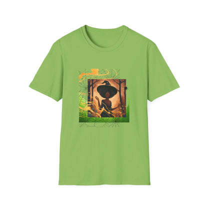 Black Spider Witch Unisex T-Shirt