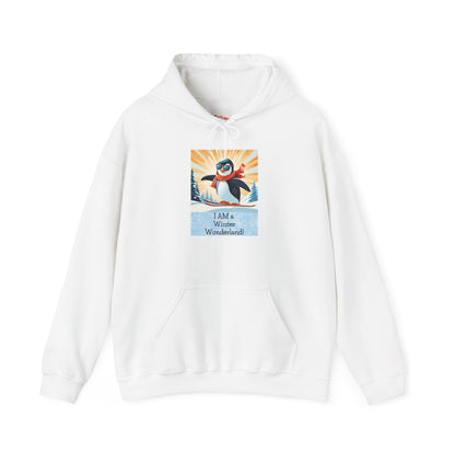 Hooded Sweatshirt Winter Wonderland Penguin