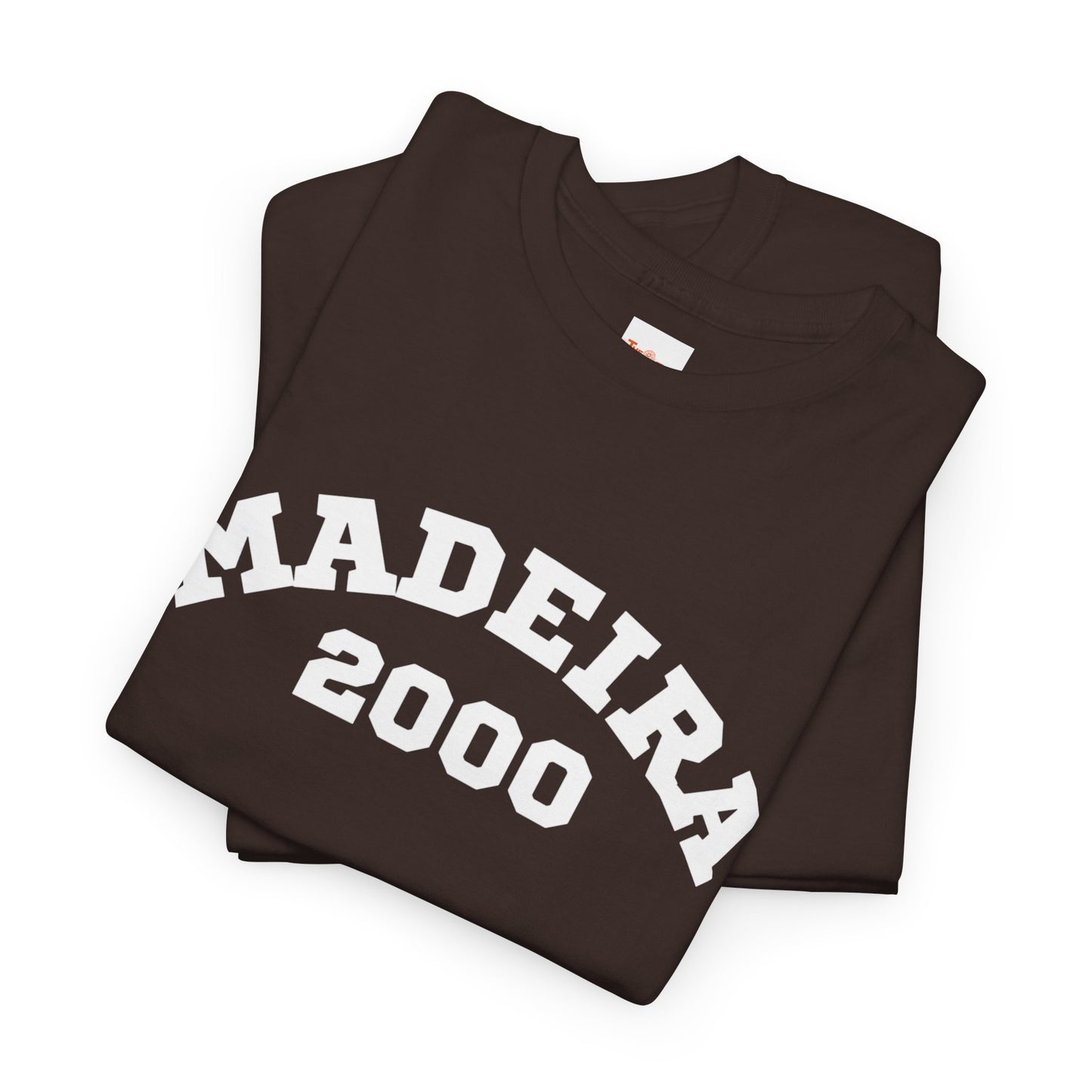T-Shirt - Madeira 2000 Unisex Heavy Cotton Tee, Portuguese Travel