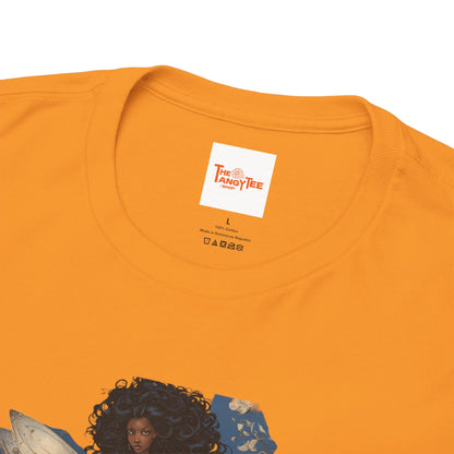 Black Fairy Blue Dress Tee