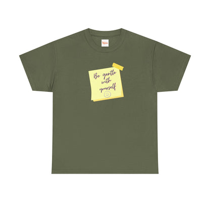 Be Gentle with Yourself Post-It Note Graphic Tee