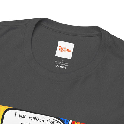 Shocked Girl Unisex Tee - I Just Realized Graphic