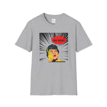 Comic Woman Unisex T-Shirt - 'Oh Dear' Graphic