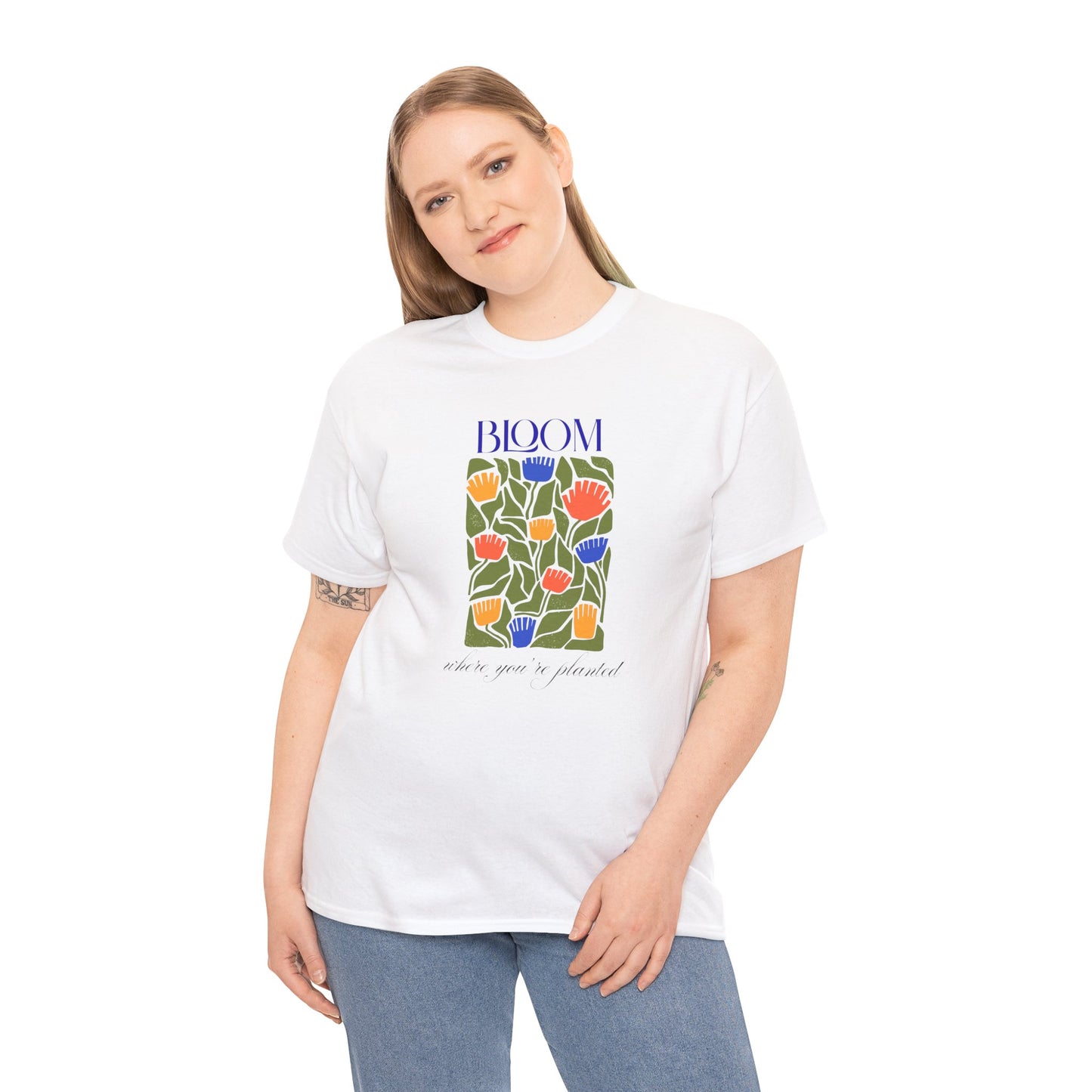Floral Tee - Bloom Where You're Planted