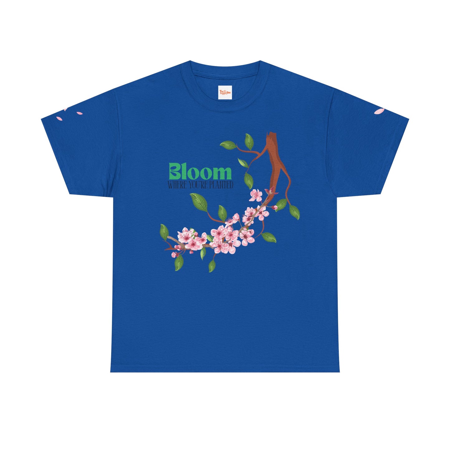 Graphic Tee - Bloom Where You're Planted, Trailing Vines Design