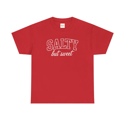 Salty But Sweet Tee — Funny Beach Vibe Cotton T‑Shirt