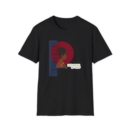 Rest Black Woman Graphic Tee