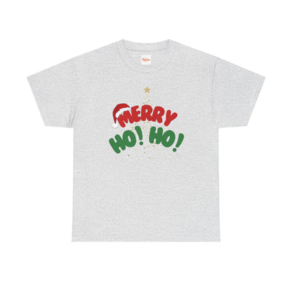 Christmas Tree Unisex Tee - Merry Ho Ho Holiday Theme