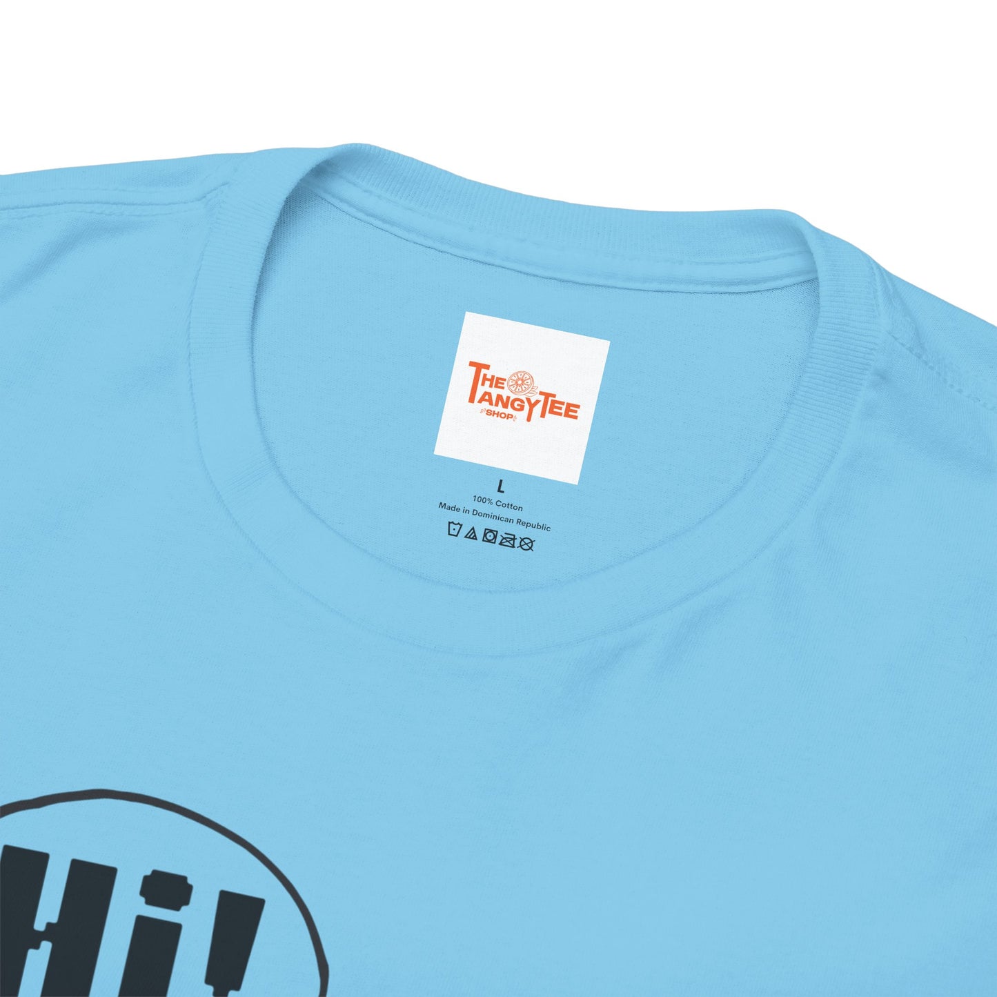 Robot Hi Graphic Tee, Unisex Cotton Tee