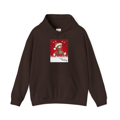 Holiday Teddy Bear Hoodie Sweatshirt