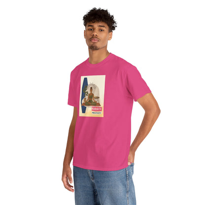 Yoga Tee with Radiate Positivity Graphic