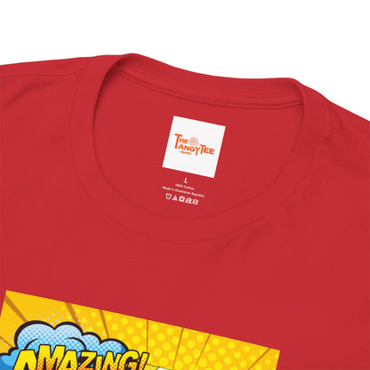 Amazing Black and Yellow Superhero Graphic Tee