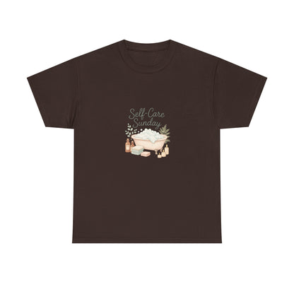 Self-Care Sunday Unisex Cotton Tee