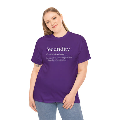Fecundity Definition T-Shirt — Botanical Growth Graphic Tee