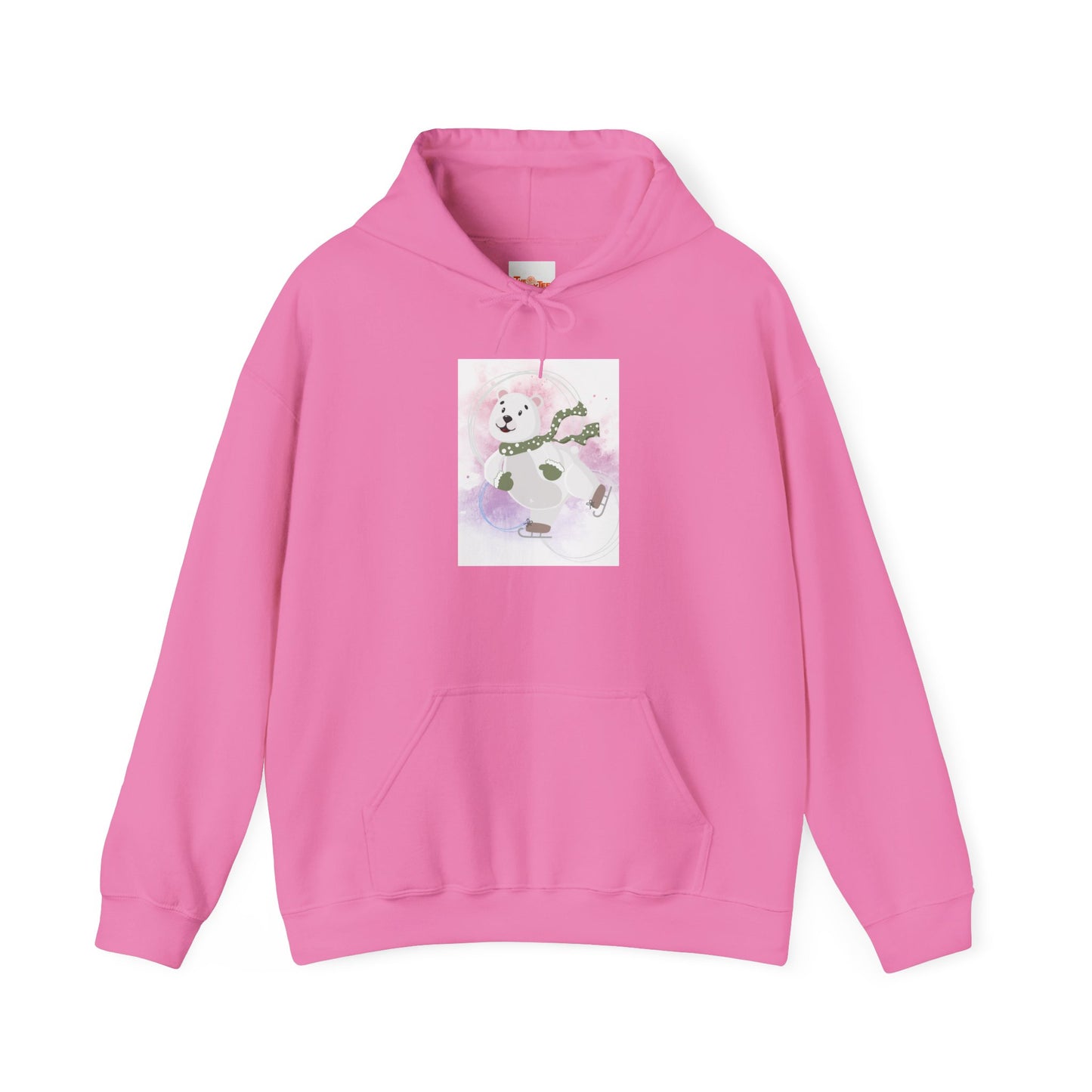 Teddy Bear on Skates Hoodie