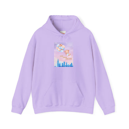 Teddy Bear Dreams Hoodie - Live Your Dreams Graphic