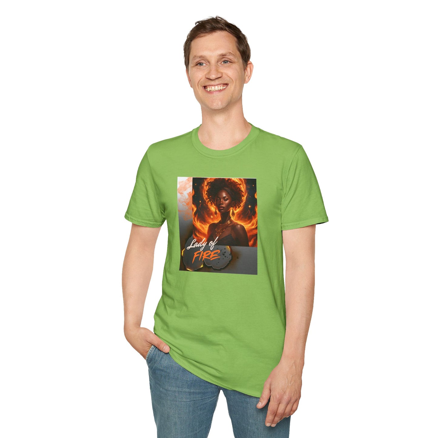 Fire Element Unisex T-Shirt - Lady of Fire Graphic
