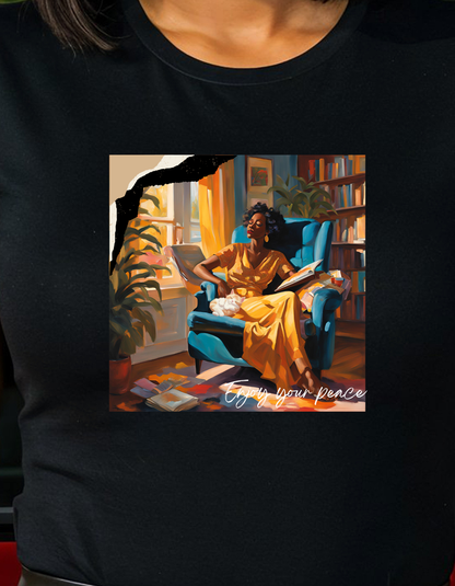 Relaxation Graphic Unisex Tee - Enjoy Your Peace