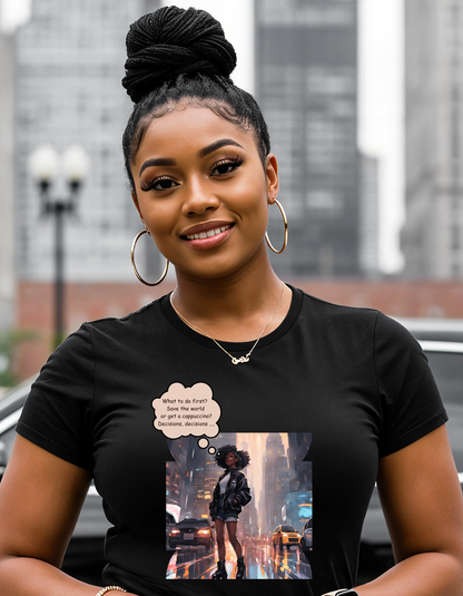 Anime Girl Save the World Tee